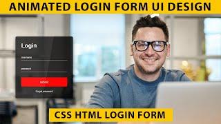 How To Create Transparent Login Form In HTML & CSS |  Login Form Design | Sign In Form | No jQuery