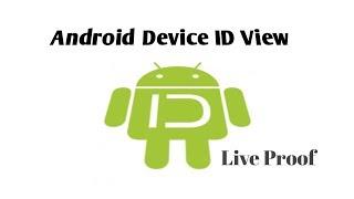 How to find android device id, device id, get your Android device id easily, find android id