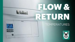 Vaillant Ecotec - Checking Boiler Flow & Return Temperatures
