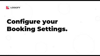 RENTAL SETUP - Configure your booking settings.