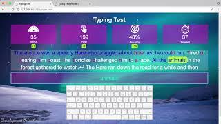 Typing speed test - Complete JavaScript Course