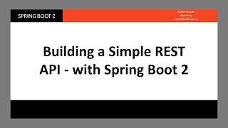 Bootstrap a Simple REST API - with Spring Data REST and Spring Boot 2