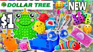 I BOUGHT EVERY NEW HIDDEN FIDGET, POP IT, & SQUISHMALLOW AT DOLLAR TREE!  No Budget Shopping 