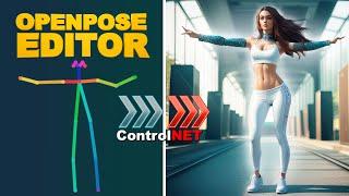 Настройка позы персонажа сразу в Stable Diffusion [OpenPose Editor для ControlNet]