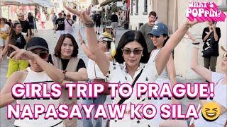 GIRLS TRIP TO PRAGUE | NAPASAYAW KO SILA + TRYING NEW FOODS + UNLI TAWANAN! | POPS FERNANDEZ VLOG