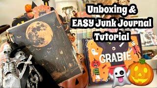 Easy Junk Journal Tutorial X Grabie / Easy Craft / How to Make A Junk Journal / Beginner Friendly