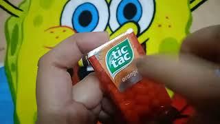 Tictac Sound ASMR Sound  #shorts #compliation #satisfying #candyopeningvideo #kidscandy #orange