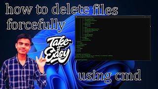 Forcefully Deleting Files with Command Prompt (CMD) in Windows