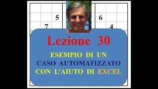 Lez. 30: velocizzare i tempi di soluzione del sudoku