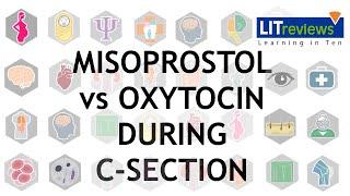 Effect of Misoprostol vs Oxytocin During C-Section