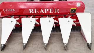 Reaper 4G120A/wheat reaper/paddy reaper/China reaper/Xinmingyue Reaper/complete reaper machine/