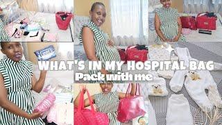 PACK MY HOSPITAL BAG WITH ME! WHAT'S IN MY HOSPITAL BAG? LABOUR AND DELIVERY