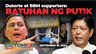 Bakbakan ng mga BBM at Sara Duterte supporters