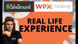 WPX Hosting vs SiteGround - My Real Life WPX Hosting Review