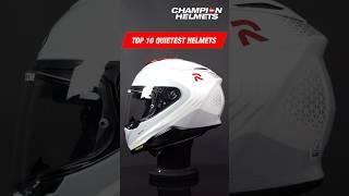 Top 10 Quietest Helmets of 2025 - Out Now! - ChampionHelmets #helmet #review #top10  #motorcyclegear