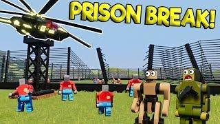 LEGO ROBOT JAILBREAK ESCAPE! - Brick Rigs Gameplay Roleplay - Lego Movie Apocalypse