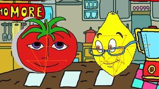 Mr Tomato and Ms. Lemon meet up Animated (original in Desc)