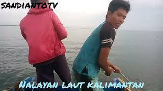 mancari ikan bawal di laut Kalimantan Tengah.....