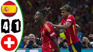 Spain vs Switzerland 4-1 | All Goals & Highlights 2024 HD