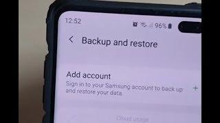 Galaxy S10 / S10+: How to Backup / Restore Secure Folder's Data