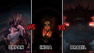 Sukuna Live Action - Japan Vs India Vs Brazil | Live Action | Cosplay Live Action