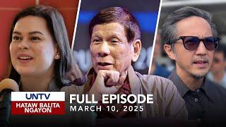 UNTV: Hataw Balita Ngayon | March 10, 2025