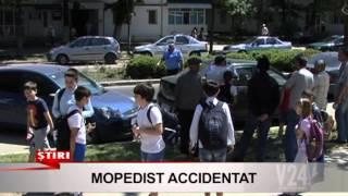 mopedist accidentat