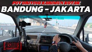 POV DRIVING SUZUKI KARIMUN KOTAK BANDUNG - JAKARTA [ ASMR ]