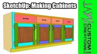 SketchUp: Making Cabinets - 168