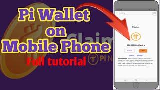 How to create pi wallet in mobile phone | Step by Step Tutorial