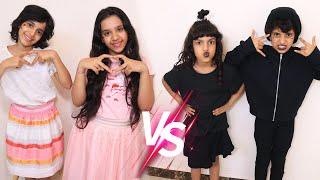 عائلة سيئة ضد عائلة طيبة ! bad family vs good family