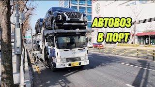 Очередная отправка в порт. Автомобили напрямую из Южной Кореи. Корея Близко.