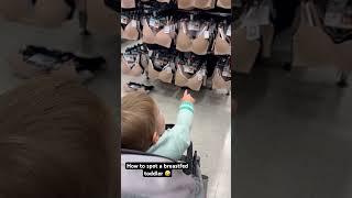 He spotted what he thought was the goods  #breastfed#breastfeeding #toddler#funnyvideos#funny#baby