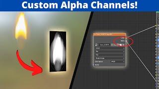 Paint your own ALPHA CHANNELS in Blender! | Tutorial