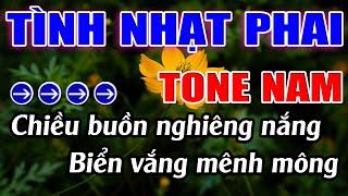 Tình Nhạt Phai Karaoke Tone Nam Karaoke Lâm Beat - Beat Mới