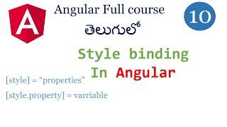 Style binding in Angular|Style  binding in angular | Style binding | Angular tutorials | Angular