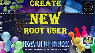How to Create a New User Account on Kali Linux with root Privileges | Kali Linux