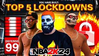 Top 5 Rare Comp Lockdown Builds in NBA 2K24!