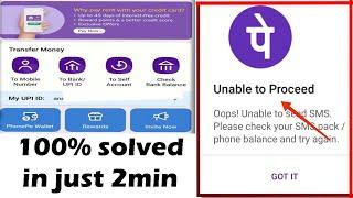 Phonepe unable to proceed problem solved just in 2 minutes. We couldn't process your request phonepe