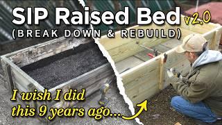 Improved: Self-watering SIP Raised Bed (Wicking Planter) Construction Tutorial & Tips