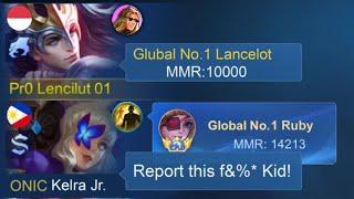 FAKE GLOBAL MMR LANCELOT PRANK IN SOLO RANK GONE WRONG!!  (Must Watch!)