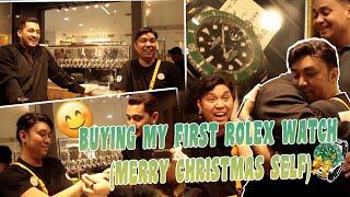 BUYING MY FIRST ROLEX WATCH (MERRY CHRISTMAS SELF) | CHAD KINIS VLOGS