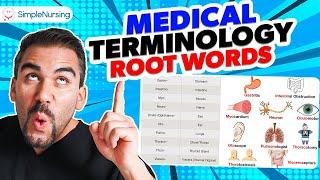 Medical Terminology Lesson on Root Words | Nursing Students NCLEX Review SimpleNursing