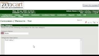 Tutorial: How to add categories to your store in ZenCart | LayerOnline Web Hosting