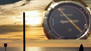 Garmin Fenix 7 Solar Open Water Swimming Activity Demo