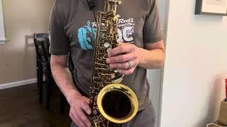 Selmer Mark VII Alto Saxophone Demo, www.dcsax.com