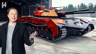 Elon Musk Unveils Tesla Tank That SHOCKED The World!