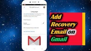 How to Add Recovery Email in Gmail on Android