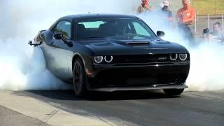 2015 Dodge Challenger SRT Hellcat Burn Out