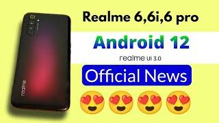 Realme 6,6i,6 Pro  getting android 12 update. Good news for 6 series user's. Live proof 